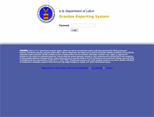 Tablet Screenshot of etareports.doleta.gov